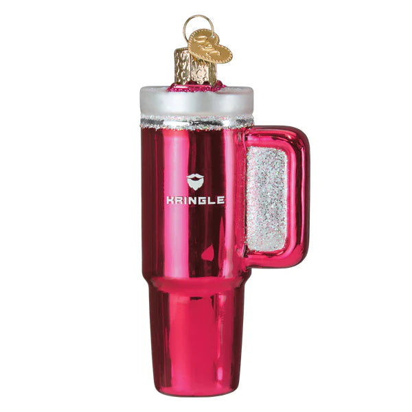 Pink Kringle Cup - Old World Christmas Ornament
