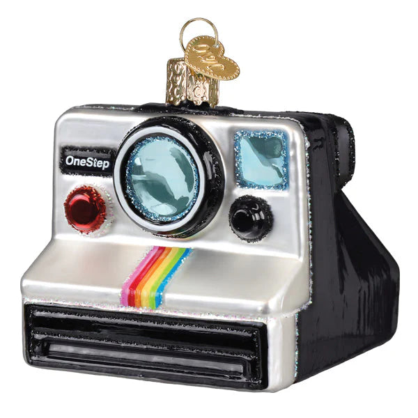 Polaroid Onestep Camer - Old World Christmas Ornament