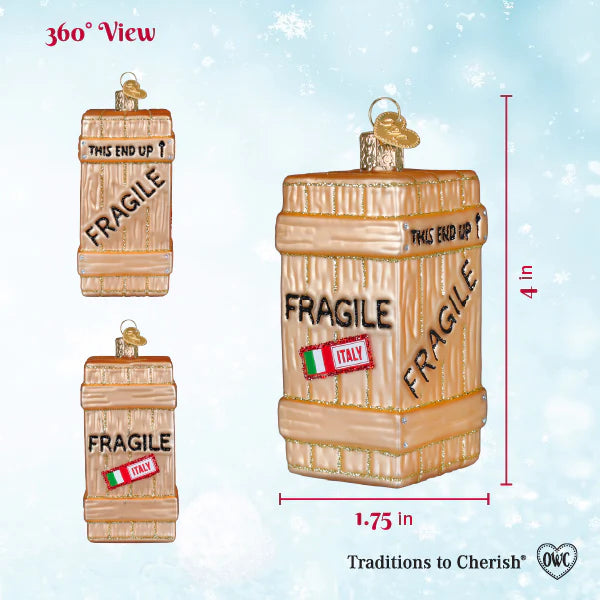 Fragile Crate Ornament
