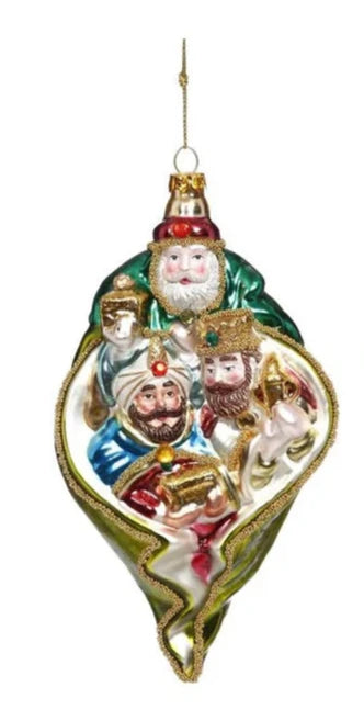 7" Nativity Scene Ornament, Assorted