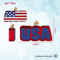 USA Flag Ornament
