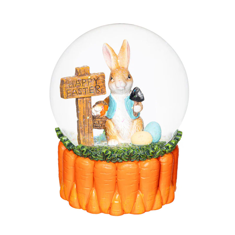 5" Easter Bunny Waterglobe