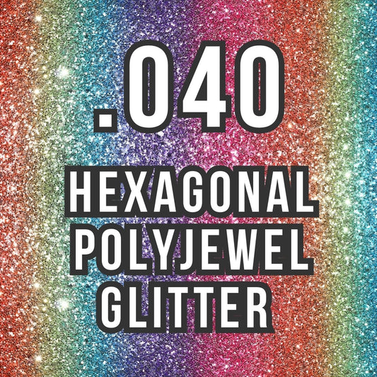 .040 Hexagonal Polyjewel Glitter (Small)