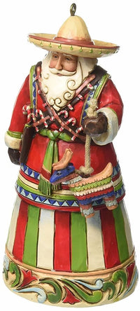 Jim Shore Heartwood Creek  Mexican Santa Ornament