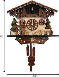 Cuckoo Brown Clock