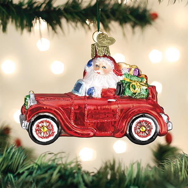 Santa In Sleigh Ornament - Thumbnail 4