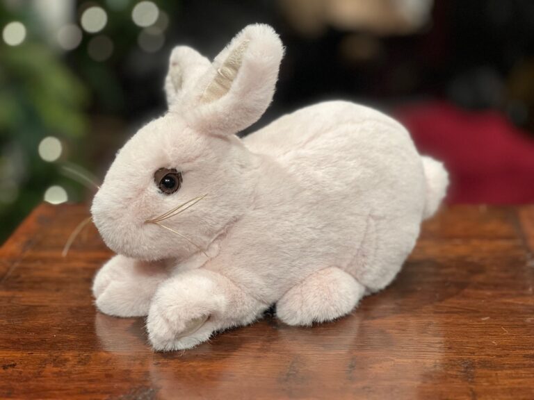 10" Soft Pink Baby Bunny