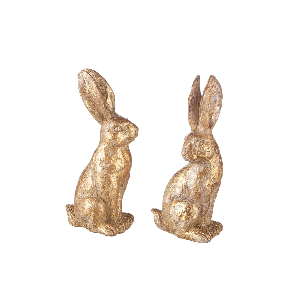 4.75" Gold Leaf Rabbit, Assorted