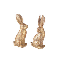 4.75" Gold Leaf Rabbit, Assorted
