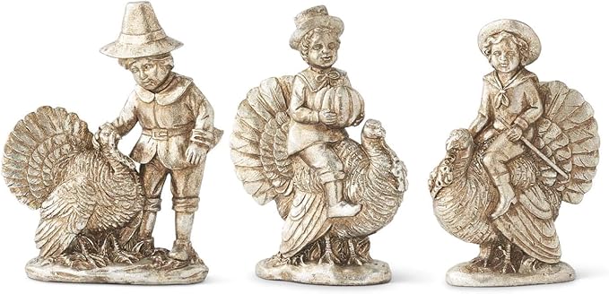 Turkey W/Children 7" An.T Silver Asst