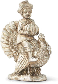 Turkey W/Children 7" An.T Silver Asst