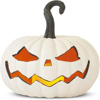 Jack O Lantern White with Led Large