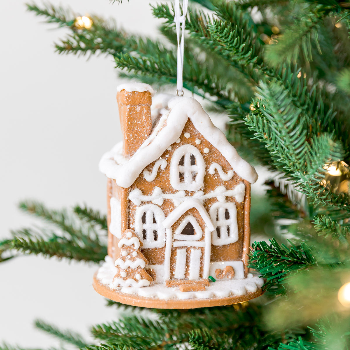 5" Prelit Gingerbread House Ornament Assorted