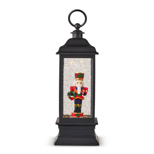 11" Waterglobe Lantern Nutcracker