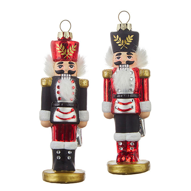 5.75" Nutcracker Glass Ornament