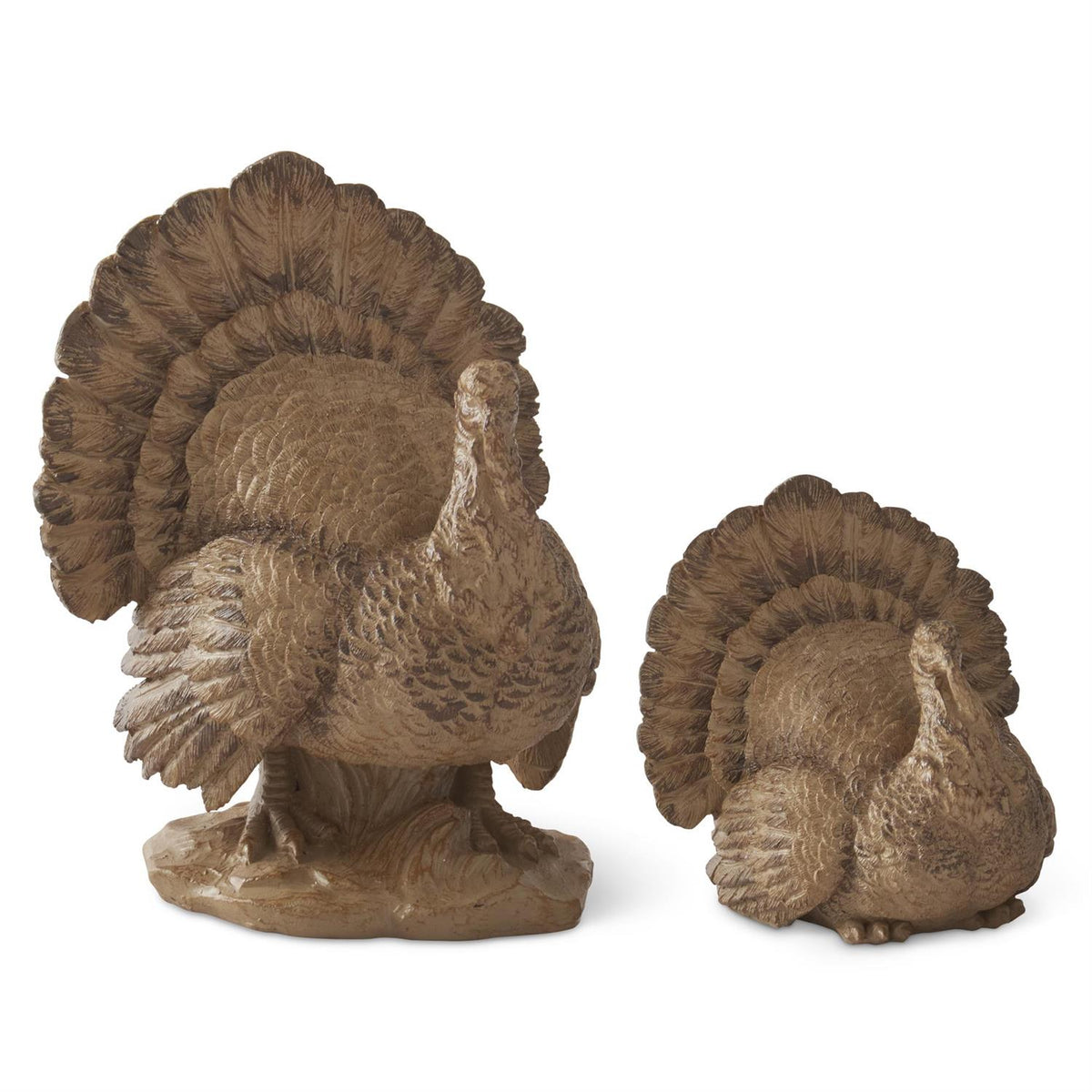 6" Brown Resin Turkey, Small