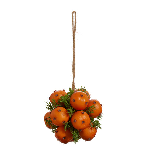 5" Pomander Orange Clove Pine Ornament