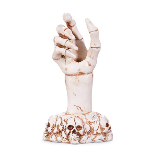 7" Skeleton Hand Candle Holder