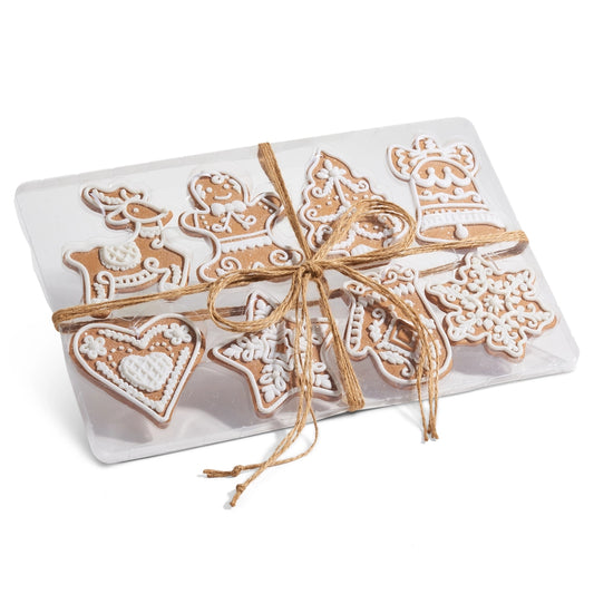 5" Gingerbread Ornaments (Box of 8)