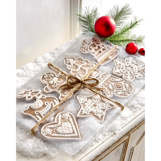 5" Gingerbread Ornaments (Box of 8)