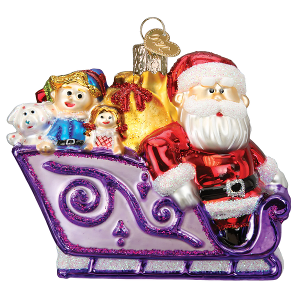Santa And Friends - Old World Christmas Ornament