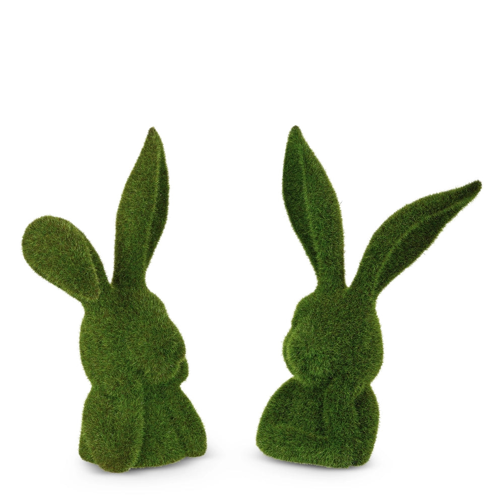 10" Moss Thinking Rabbit Bust, Assorted