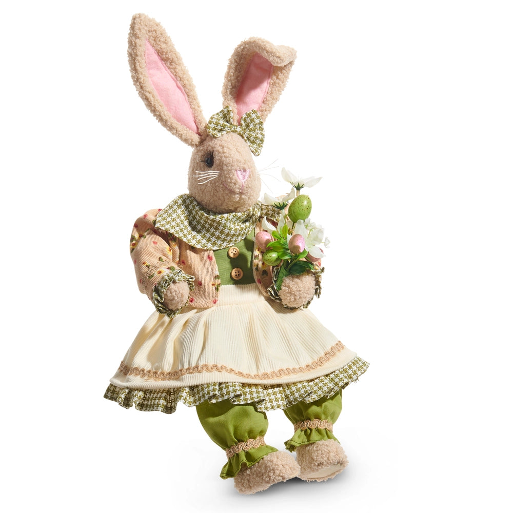 17" Sitting Mrs. Spring Bunny