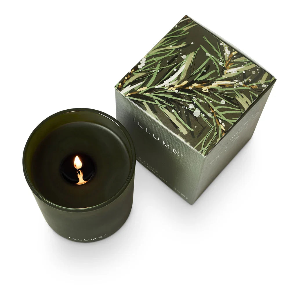 Balsam & Cedar Refillable Boxed Glass Candle - Thumbnail 4