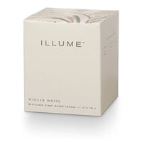 Winter White Refillable Boxed Glass Candle