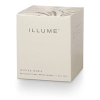 Winter White Refillable Boxed Glass Candle