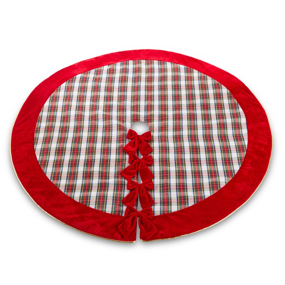 60" Plaid Tree Skirt