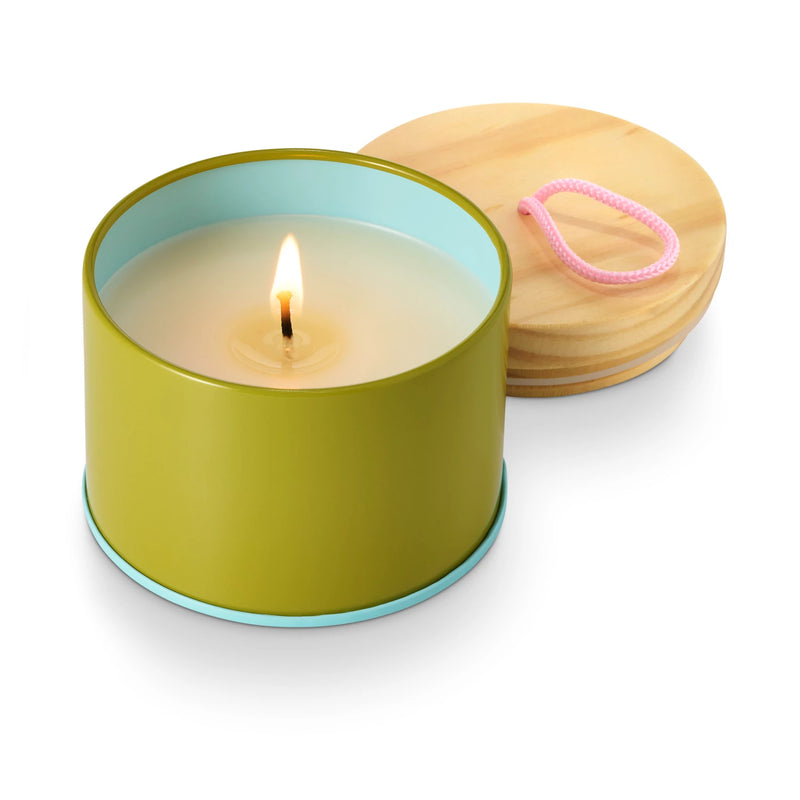 Summer Grass Sun Tin Candle