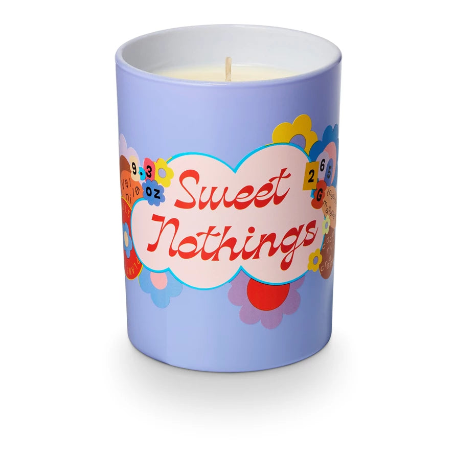Sweet Nothings Twisted Glass Candle