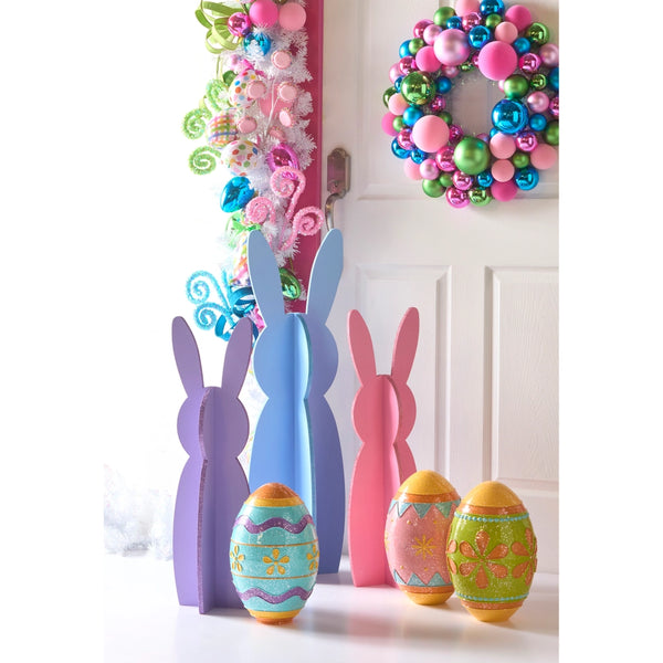 28" Light Blue 3-D Bunny