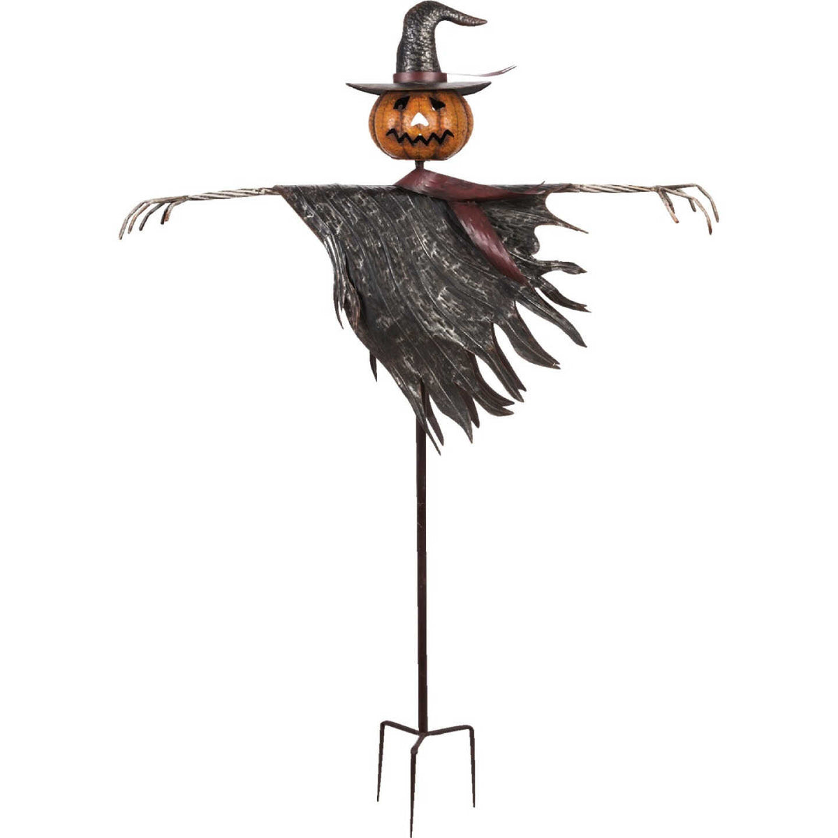 67" Jack O Lantern Scarecrow with Stake