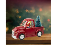 9" Red Pickup Truck Waterglobe