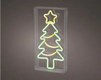 12" Tree Neon with Frame