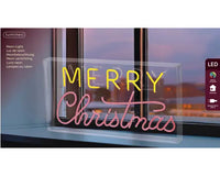 17" Merry Christmas Neon with Frame