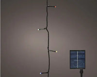 708" Black/Multicolor Lights Solar 8-Function Twinkle