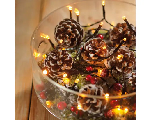 563" Black/Warm White Lights Durawise LED 8-Function Twinkle