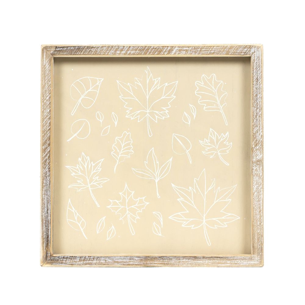 Ghost/ Thanksgiving Leaf Reversible Sign – Modern Display