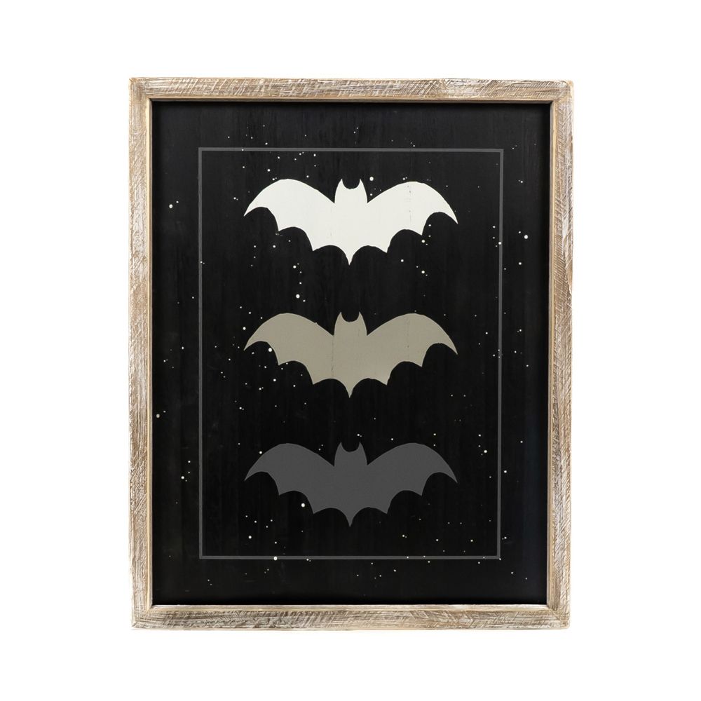 Bat/Pumpkin Reversible Sign