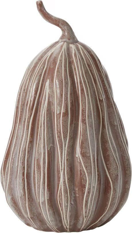14" Ceramic Bounty Pumpkin Tabletop Accent