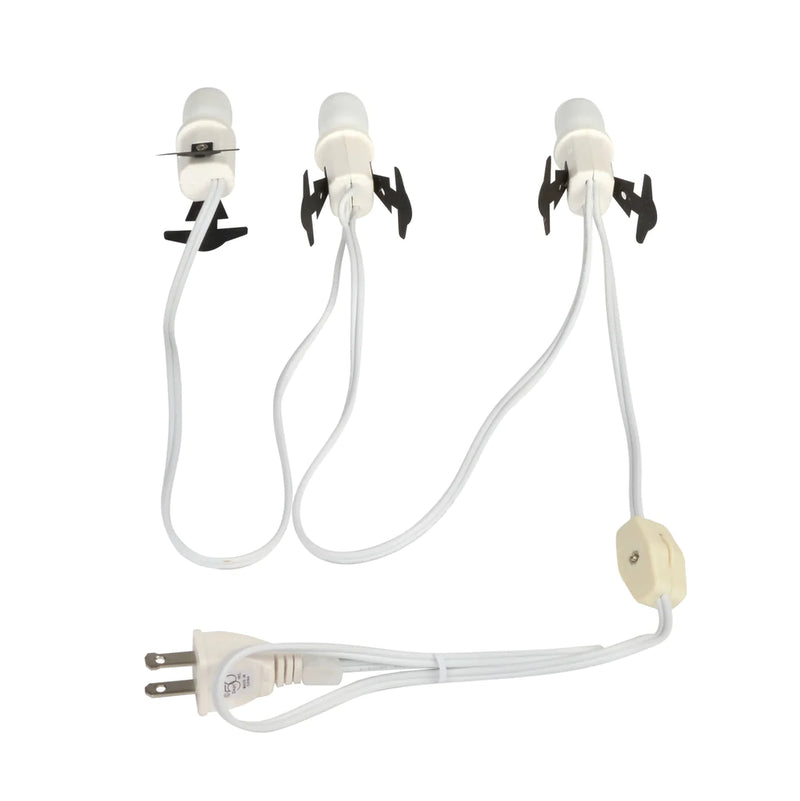 3-Socket Light Set – Modern Display