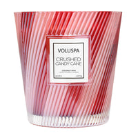 Crushed Candy Cane, 3 Wick Hearth Candle