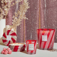 Crushed Candy Cane, 3 Wick Hearth Candle