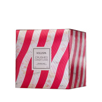 Crushed Candy Cane, 3 Wick Hearth Candle