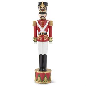 17.75" Red Soldier On Drum