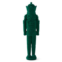 18" Dark Green Velvet Nutcracker