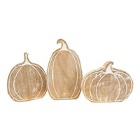 Double Sided Rustic Jack O Lantern Wood On Stand Assorted